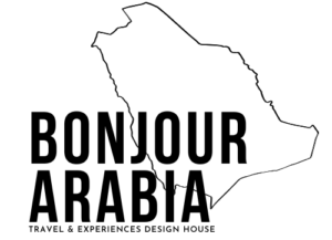 LOGO BONJOUR ARABIA - COMPACT FORMAT - BLACK